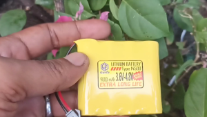 Baterai Mainan Anak RC 4x 14500 9000mAh 36V-48V Tahan 2 jam Soket Hitam 2 pin