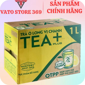 Trà ô long vị chanh TEA+ PLUS chai 1L