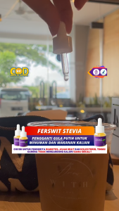 Ferswit Gula Stevia Alami 100% Original 300X Lebih Manis