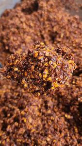 พริกผัดน้ำมันใส่ก๋วยเตี๋ยว เผ็ดมาก พริกคั่วน้ำมันหอมๆ อิสลามทานได้ 200 g (ผัดปุก)