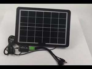 CCLAMP Solar Panel Tenaga Surya - Panel surya multifungsi dilengkapi dengan beberapa kabel pengisi daya Pengisian Daya Ponsel Tenaga Surya Portabel