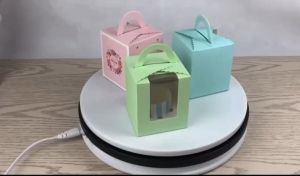 1 Piece Transparent Window Portable Cup Cake Box Muffin Box Cup Cake Packaging Pastry Gift Box With Inner Tray