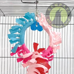 SEMPATI  Mainan Ayunan Sugar Glider Hamster Gecko Gigitan Rainbow Flanel Mainan Panjatan Gelantungan Reptil Mainan Gantung Sangkar Kandang Hewan Kecil