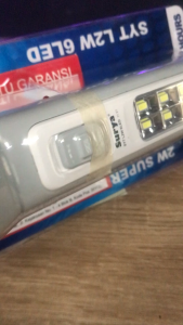 Surya Senter LED Super Terang / Lampu Emergency 2 in 1 - SYT L2W 6LED
