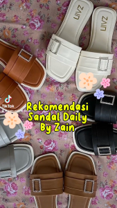 ZAIN - ATLEY Sandal Teplek Wanita Flat Anti Slip