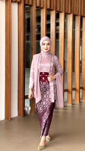 Kebaya Kutu Baru Modern Kebaya Wisuda Lamaran Set Kutubaru Full Payet Tunangan Kondangan Terbaru 2024