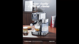 Máy pha cà phê Espresso bán tự động 3 trong 1 Espresso Latte Cappuccino thương hiệu HiBREW H13A - Hàng Nhập Khẩu