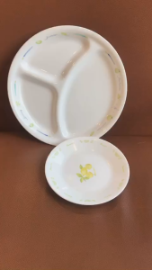 Corelle USA - 4Seasons - Combo 01 Dĩa 3 Khay/ Dĩa 26cm + 01 Dĩa 17cm