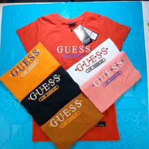 Women’s T-shirt 100% cotton (LTSGUE13) Makapal tela Bangladesh Overruns