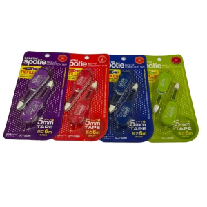 [1 Set] Unicorn Correction Tape Refill 2s in 1 Set UCT-223R ( 6m x 5mm / Color Given by RANDOM )