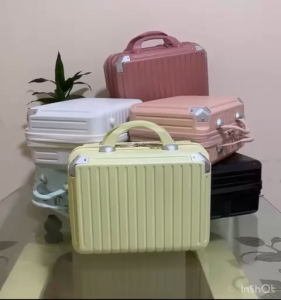 Koper Kosmetik Premium 14 inch - Tas Makeup Elegan Warna Pastel