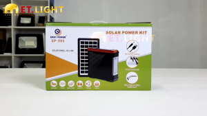 ชุดนอนนาโซล่าเซลล์ EP-392 395ชุดแบตเตอรี่มัลติฟังก์ชั่นอุปกรณ์ชาร์จ ไฟพร้อม โคมไฟส่องสว่าLED ใช้ได้ ไฟฉาย เครื่องเสียง ลำโพง วิทยุ MP3 บลูทูธ พาวเวอร์แบงค์