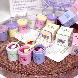 เซตลิปบาล์มฉ่ำ 3 สี Cappuvini set lip balm ปากฉ่ำนุ่ม CP204