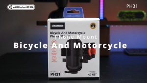 JELLICO PH31 Bicycle and Motorcycle Phone Mount 4.7-6.5 Mobile Phone Size - Black