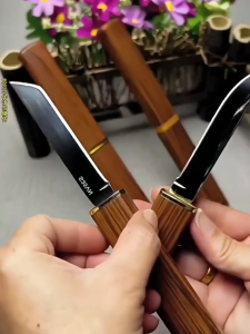 Nipiin Kitchen Double Knife Fruit Knife Multipurpose Stainless Steel Sharp Blade Portable Cooking knives