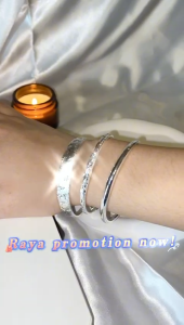 FORGE - Gelang tangan perempuan silver gelang tangan perempuan - Rantai Tangan Perak Designer Brand Silver Plated (Bracelet) For Women
