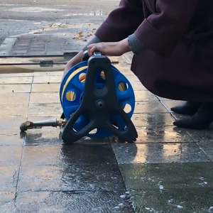 10-35M Garden Hose Reel Garden Irrigation System Sprinkler Nozzle Pipe Holder Multifunctional car washing lawn watering