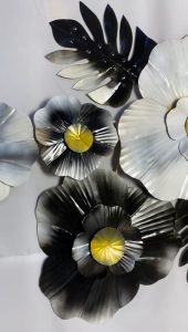 Walldecor Berkah Hiasan Dinding Besi Big Size 140x70 Dekorasi Gantung Daun Bunga Leaf Gingko Modern