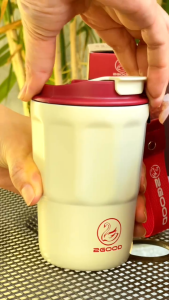 Cốc Cafe Giữ Nhiệt inox 2GOOD C27 Dung Tích 380ml Nắp Chống Tràn Ly Uống Nước  - Hàng Chính Hãng