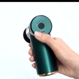 LS Alat Pijat Massage Gun 4 IN 1 Electric Portable USB Kabel Alat Terapi Otot Alat Pijit Getar Portable