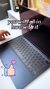 PH Ultra Thin Soft invisible keyboard Cover Skin for Macbook Air NEO M5 M1 M2 M3 M4 Pro 14 16 inch Black Crystal Film air 15 A3113 A3114 A2992 A2991 A2337 laptop Accessories