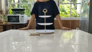 Rak Kue Susun 3 Tingkat Detachable Plate Cake Stand Display