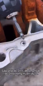 Bộ 4 mũi khoan tháo vít toét ốc gãy 2 đầu Kapusi Japan bộ mũi khoan tháo ốc vít bị hỏng rỉ sét