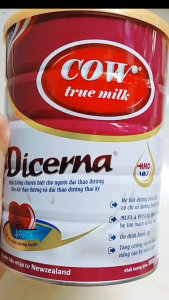 {Chính hãng} Sữa bột Cow true milk Dicerna 900g - Sữa dinh dưỡng dành cho  người tiểu đường 3 loại đường ăn kiêng 29 vitamin và khoáng chất date mới nhất chính hãng