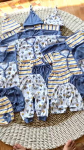 paket lahiran baju bayi cewe cowo termurah denim