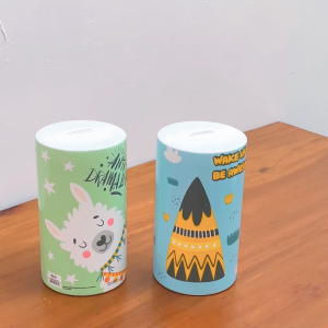 Celengan Tabung Gambar - Prabotmama/Celengan Tabung Lucu/Celengan Tabung Plastik Lucu Karakter