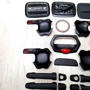 Paket Variasi Outer Pintu Handle Tank Cover Mobil Toyota Rush 2007 - 2017 Hitam