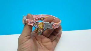 AURORA Kolar Kucing Pet Flowers Collar For Pet Cat Puppy 25-30CM 七彩蕾丝花朵猫项圈