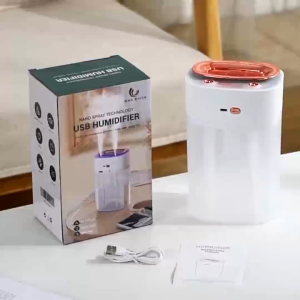 HAN RIVER Air Humidifier Diffuser Humidifier Dormitory Bedroom Office Desktop With Night Lights Diffuser Humidifier Home Office 加湿器