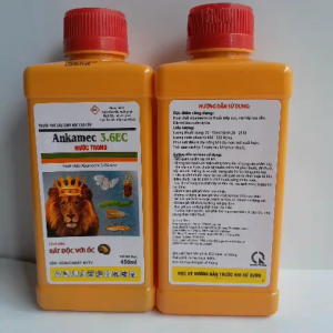 Thuốc trừ sâu sinh học Ankamec 3.6EC Chai 450ml Nước trong Đặc trừ Diệt Sâu Cuốn Lá sâu đục thânNhện ĐỏRệp SápBọ TrĩSâu TơSâu XanhSâu Đục Bẹ Nông Nghiệp HG