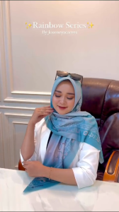 RAINBOW SERIES BY Journey scarves Jilbab Motif JP Terbaru Agustus 2024 Harga promo 85K