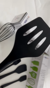 HATAYASHOP - 3 PCS SPATULA SILIKON SET SCRAPER SILIKON KUAS KUE