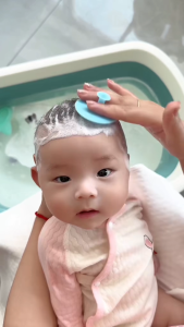 Baby Hair Washing Brush Baby Silicone Hair Wash Brush Baby Bathing