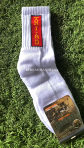 Kaos Kaki Pria Olahraga Bordir Spandex Premium Olahraga