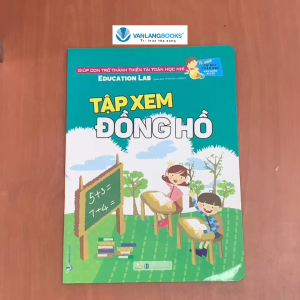 Sách - Tư Duy Toán Học Hàn Quốc - Tập Xem Đồng Hồ-Vanlangbooks