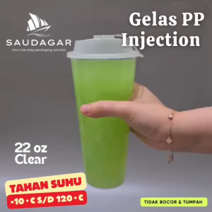 Gelas Cup PP Injection 22 oz / Gelas Thinwall 650 ml