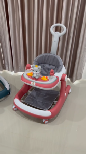 Toykidsshop  รถหัดเดินรุ่นพรีเมี่ยม รถหัดเดินเด็ก รถหัดเดิน3in1 มีเสียงดนตรี/ผลักเดินได้ ปรับล้อหนืดได้ No.5037