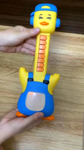 Đồ chơi âm nhạc đàn guitar dung pin hình con vật đáng yêu nhiều chế độ nhạc