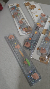 PENGGARIS AIR 20cm QUICKSAND RULER MOTIF CAPIBARA KAPIBARA LUCU IMUT