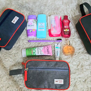 Tas Kosmetik Bahan Denim / Handbag Denim Cosmetic Pouch G1055