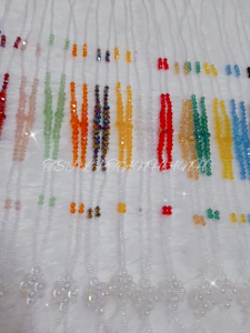 Dây đeo thẻ tên kết đá pha lê sáng lấp lánh sang trọng cho nàng văn phòng xinh đẹp Nametag treo bảng tên id