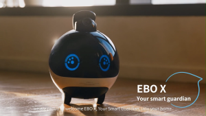 Enabot EBO X Smart Home Companion Robot with Alexa Built-in.