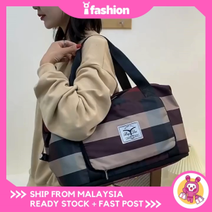 iFASHION 1613 READY STOCK Foldable Extendable Waterproof Wet Dry Hand Carry Large Travel Bag Luggage Organizer Beg Melancong Lipat