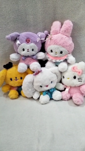 Boneka My Melody Kuromi Lucu Boneka Kitty Melody Cinnamarol Ukuran S