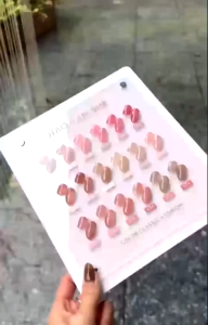 Set sơn gel thạch đục Jiao yan she 18 màu sơn gel