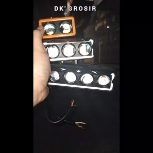 Lampu Tembak LED  CR7 3 Lensa type 8014 dan 4 Lensa Type 8015 waterproof full alumunium